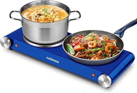 Buy Cusimax Hot Plate Electric Burner Single Burner Cast Iron hot ...