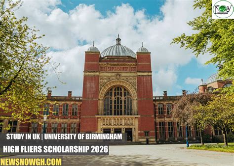 Study in UK | University of Birmingham High Fliers Scholarship 2026 ...