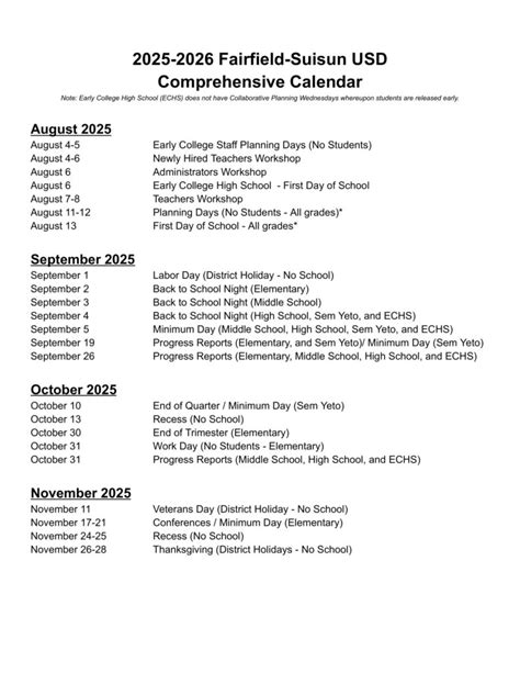 Fairfield-Suisun USD School Calendar 25-26 [PDF] revised - EduCounty