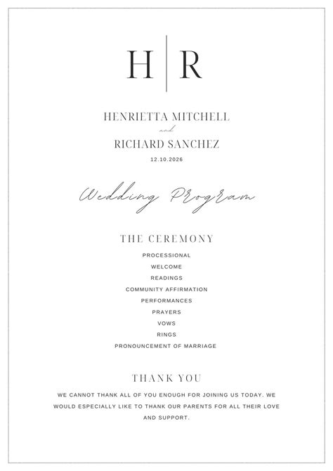 Image result for How to Write a Wedding Ceremony Program