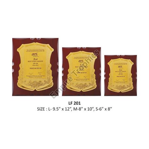 Customised Wooden Trophy Exporter from Thoothukudi