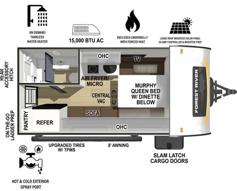 2026 r•pod RP-153 Floorplan - Forest River RV