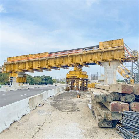 Self-Spanning Formwork for Inverted Tee Pier Caps | Column & Cap Formwork