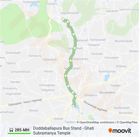 285MH Route: Schedules, Stops & Maps - Ghati Subramanya Temple (Updated)
