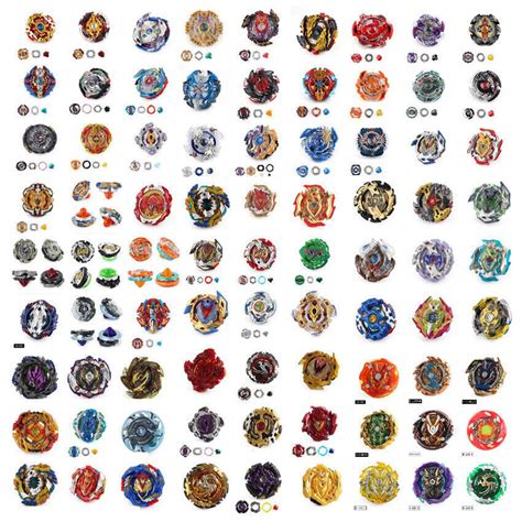 Buy 100 Types Kid Beyblade Burst Starter Spinning Top Fun Toy Bayblade ...