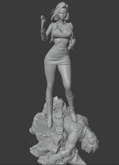 Image result for Android 18 Vs Vegeta