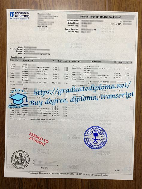 Image result for Ontario Student Transcript