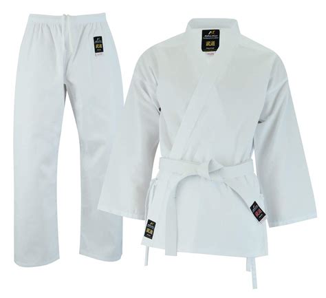 Buy Malino Karate Suit Karate Gi Uniform for Kids Adults 6oz Free Belt ...