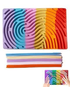 Buy 11PCS Sensory Toys, Double-Sided Silicone Fidget Toy for Kids ...