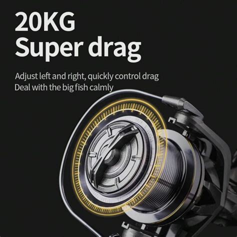 Big Spinning Fishing Reel 8000 10000 12000 14000 Reel Drag 20KG ...