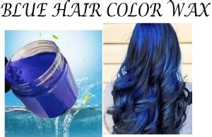 luzimaisa Temporary Hair Color Wax Blue Hair Wax , BLUE - Price in ...