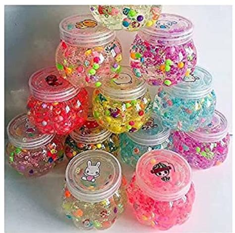HBM Multicolor Scented DIY Toy Slimy Slime Clay Gel Jelly Putty Set kit ...