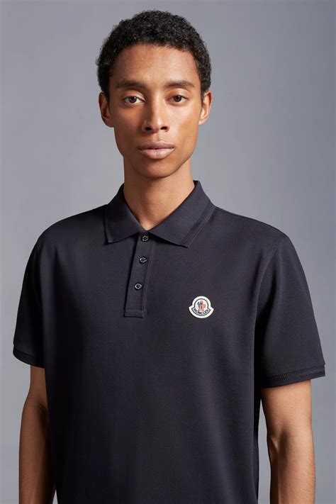 Navy Blue Logo Polo Shirt - Polos & T-shirts for Men | Moncler HK