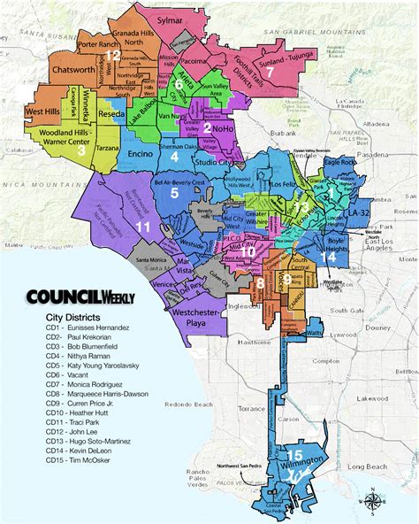 Council Weekly - CITY/COUNTY DISTRICT MAP