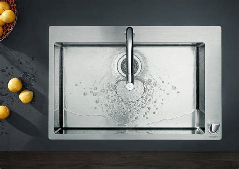 hansgrohe Sinks: S71, S711-F660 Built-in sink 660, Item No. 43302800 ...