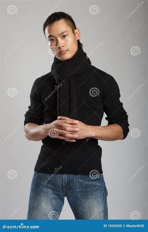 Young asian male model stock image. Image of casual, fashion - 1504205