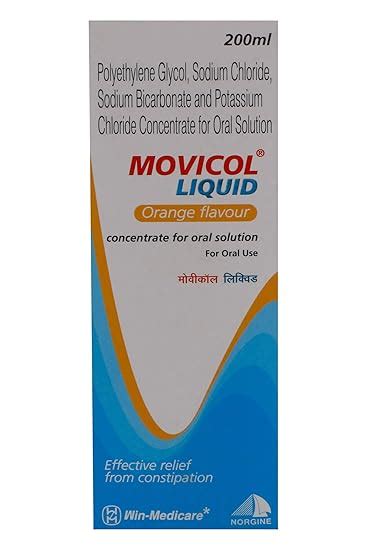 Movicol Liquid Oral Solution - 200 ml : Amazon.in: Health & Personal Care