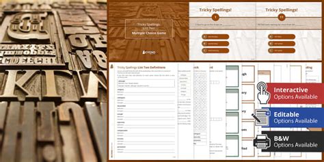 Spelling Activities KS3 | Tricky Spellings List 2 | Beyond