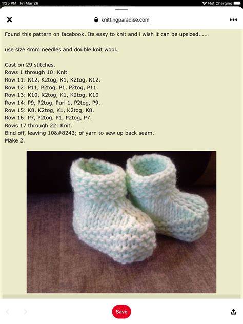 Image result for Baby Booties Knitting Pattern