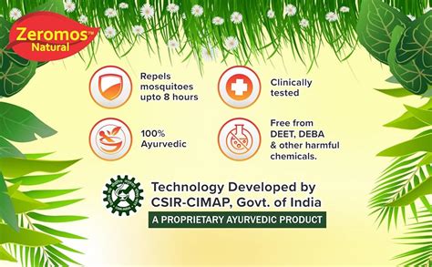 Organo Veda Zeromos Natural Mosquito Repellent Spray 100 ML | Natural ...