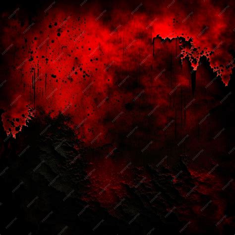 Premium AI Image | Old paper texture black and blood red background