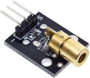 Ihc 3 Pin 650NM 5V Red Laser Transmitter Dot Diode Module 1pcs ...