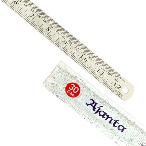 30 CM Ajanta Steel Ruler Scale