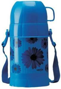 MILTON Eiffel 500 ml Flask (Pack of 1, Blue, Plastic, Glass) 500 ml ...