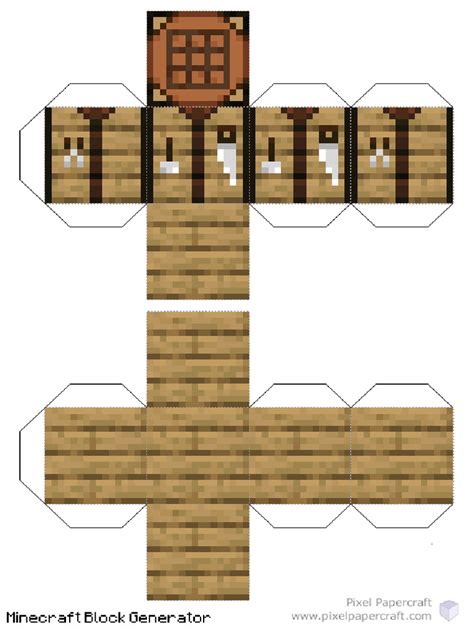 Image result for Minecraft Single Block Table