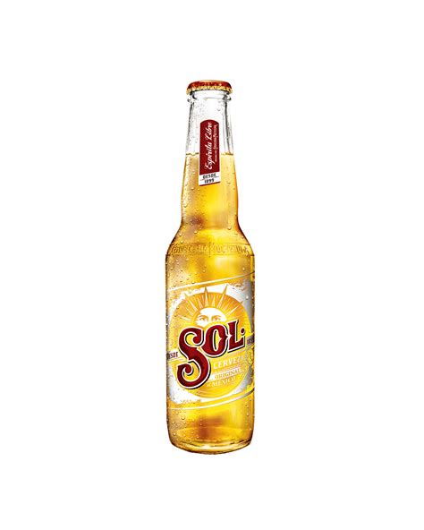 Sol Cerveza Original Bottles 330mL | Bottle, Beer design, Wine and beer