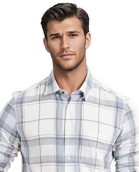 Rare Rabbit Men Senza Off White Cotton Fabric Full Sleeve Button Down