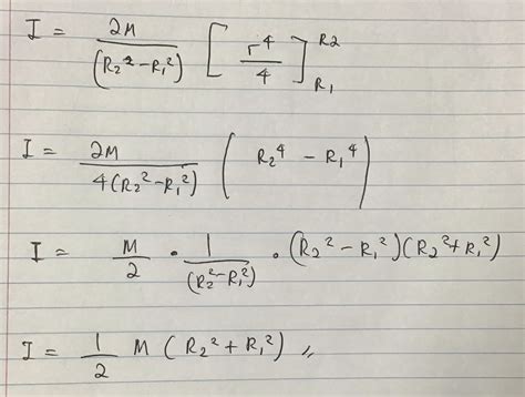 Derivation of moment of inertia of circle proof - sbapx