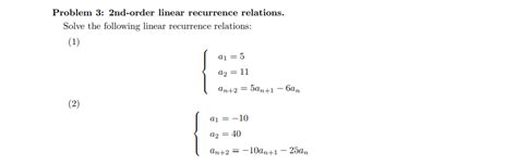 Image result for First Order Linear Recurrence Relation Theorem 9.1