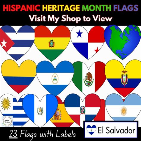 Hispanic Heritage Month Flag Flowers, Mes De La Herencia Hispana, Door ...