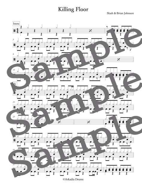 Killing Floor（Slash & Brian Johnson） | Arkadia Drums