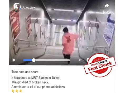 Fact Check: Video of woman falling down subway stairs is from China; no ...