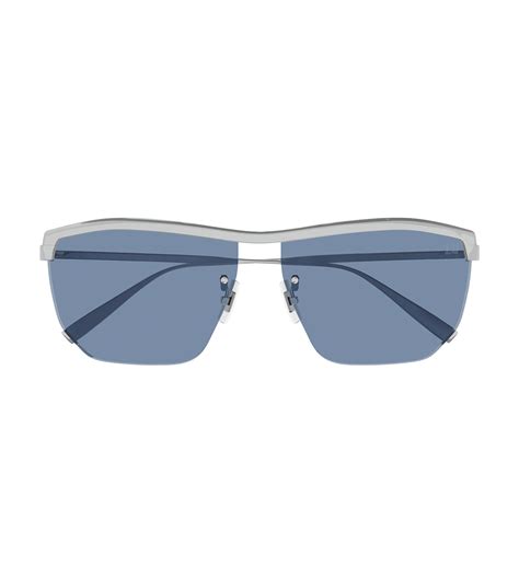 Dunhill Men's Light Blue Aviator Sunglass