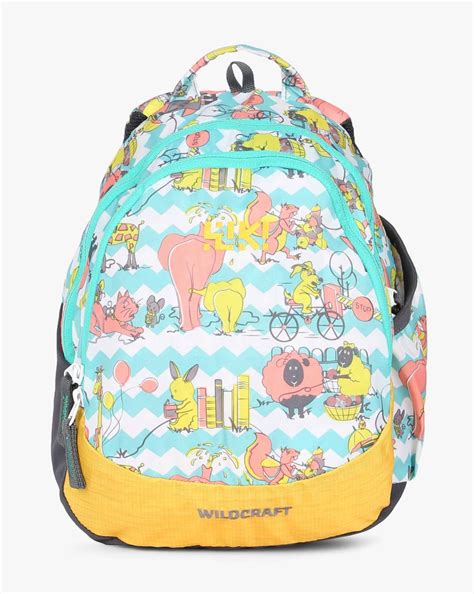 Buy Turquoise Wildcraft Novelty Print Everyday Backpack | AJIO