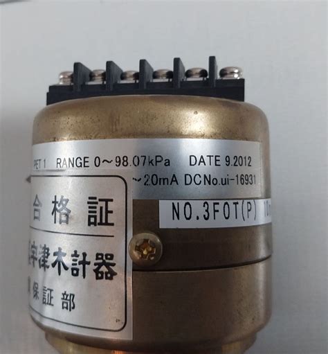 Nagano Keiki Kl76-s19 Pressure Sensor Switch Gauge 0~98.07Kpa – Aeliya ...