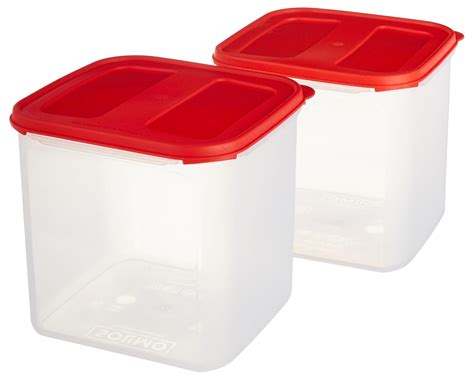 Buy Amazon Brand - Solimo Antimicrobial Square Modular Plastic Storage ...