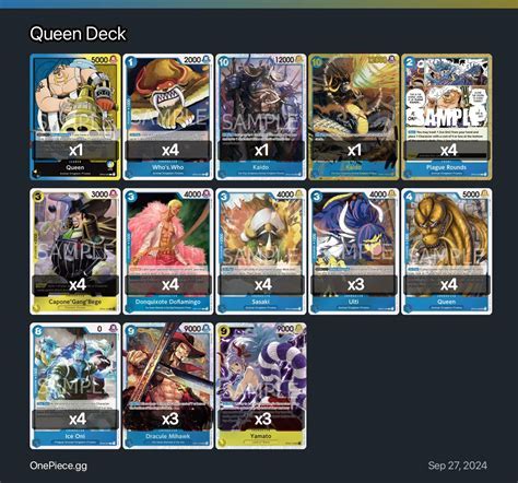 queen deck profile one piece Android IOS V- 3.67