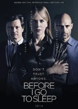 Before I Go to Sleep - posters, covers, wallpapers