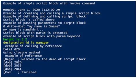 Image result for PowerShell Script Block