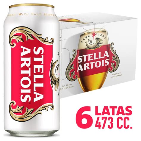 Cerveza Stella Artois Premium Lager Botella Pack