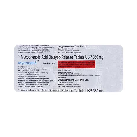MYCOCEL S 360 Tablet 10's – Global Surgicals