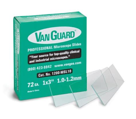 Vee Gee 1200-MSL10 Microscope Slides (Box of 72) : Amazon.in ...