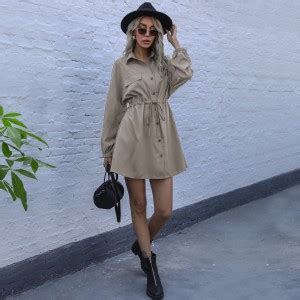 Urbanic Women Shirt Dark Green Dress - Buy Urbanic Women Shirt Dark ...