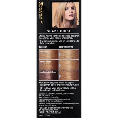 John Frieda Hair Color Blonde