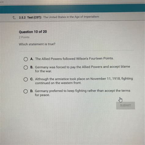 Which statement is true? - brainly.com