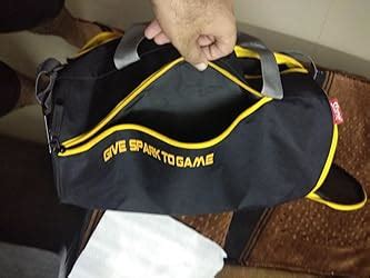 SFANE Polyester Black Duffle Spark Gym Bag, Shoulder Bag, Sports Bag ...